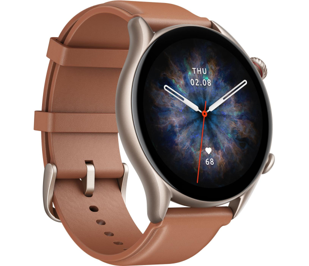 Amazfit Amazfit GTR 3 Pro Brown Leather - 693124 - zdjęcie 3